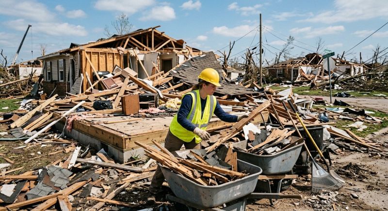Tornado Damage Restoration in Olathe, KS