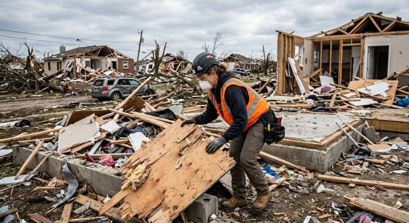 Tornado Damage Restoration in Kansas City, KS